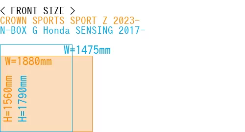 #CROWN SPORTS SPORT Z 2023- + N-BOX G Honda SENSING 2017-